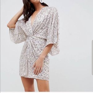 ASOS Sequined Kimono Dress